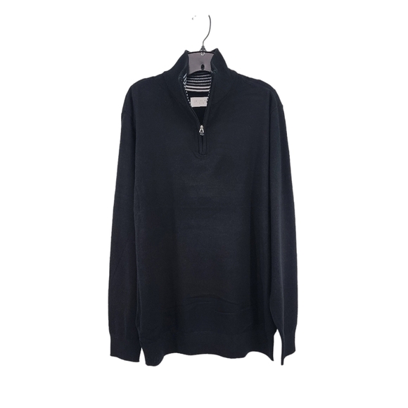 Projek Raw Men's Knit Mock Zip Collar Sweater - Available in Various Sizes - Picture 1 of 8
